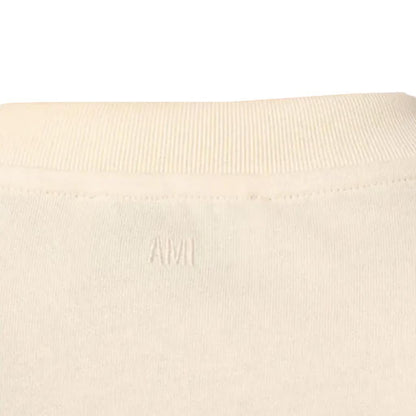 Ami Paris Patch Heart T-Shirt in BeigeT-ShirtsAmi ParisDPUS Designer Outlet3666598542031XSAmi Paris Patch Heart T-Shirt in Beige