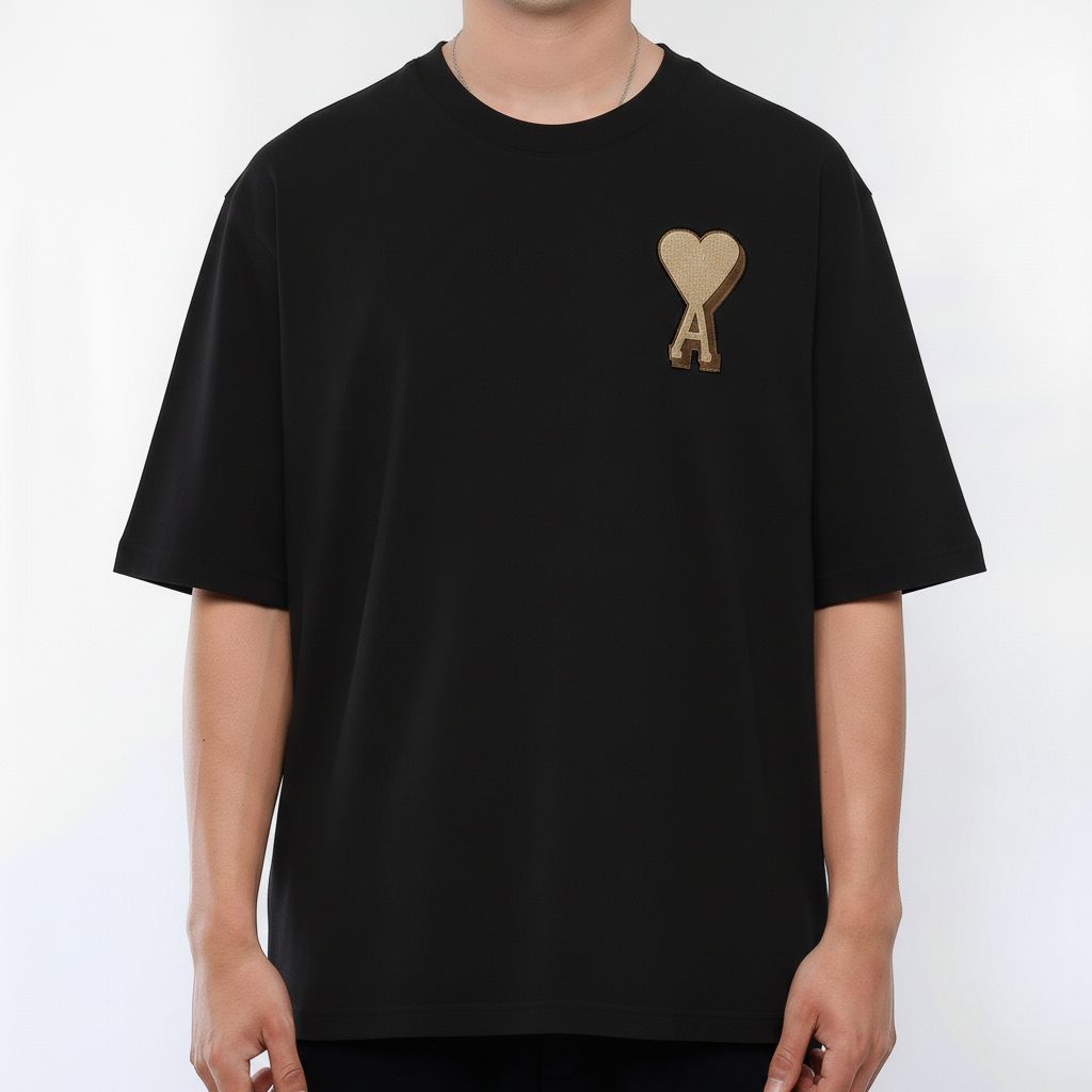 [Ami Paris] Patch Heart T-Shirt in BlackT-ShirtsAmi ParisDPUS Designer Outlet3666598661657XS[Ami Paris] Patch Heart T-Shirt in Black