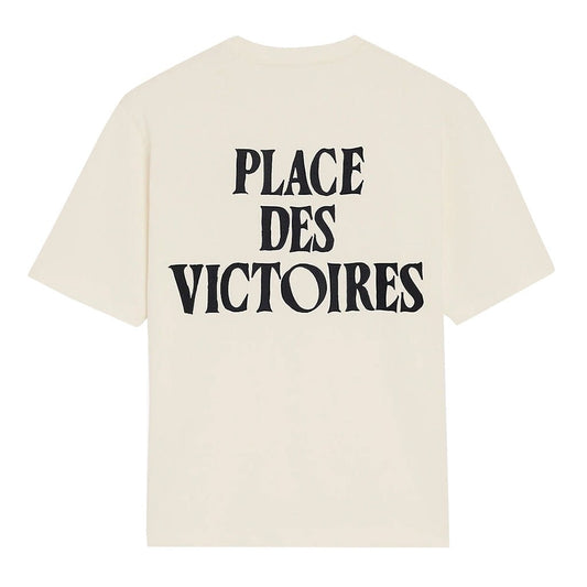 Ami Paris Printed Cotton "Place des Victories" T-shirtT-ShirtAmi ParisDPUS Designer Outlet3666598743308CreamXSAmi Paris Printed Cotton "Place des Victories" T-shirt