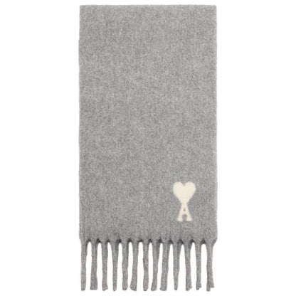[Ami Paris] Quota Alpaca Wool Scarf Off White Ami De Coeur Jacquard ScarfScarfAmi ParisDPUS Designer OutletUSF673.AW0004-0953666598902682Ash Grey[Ami Paris] Quota Alpaca Wool Scarf Off White Ami De Coeur Jacquard Scarf