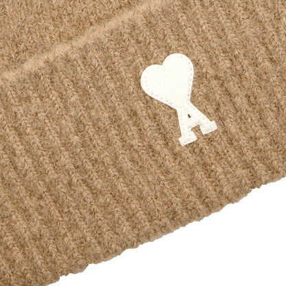 [Ami Paris] Quota Ami De Coeur BeanieCaps & HatsAmi ParisDPUS Designer OutletUBO005.KN0135-A2783666598777204Mastic Beige/Ecru[Ami Paris] Quota Ami De Coeur Beanie