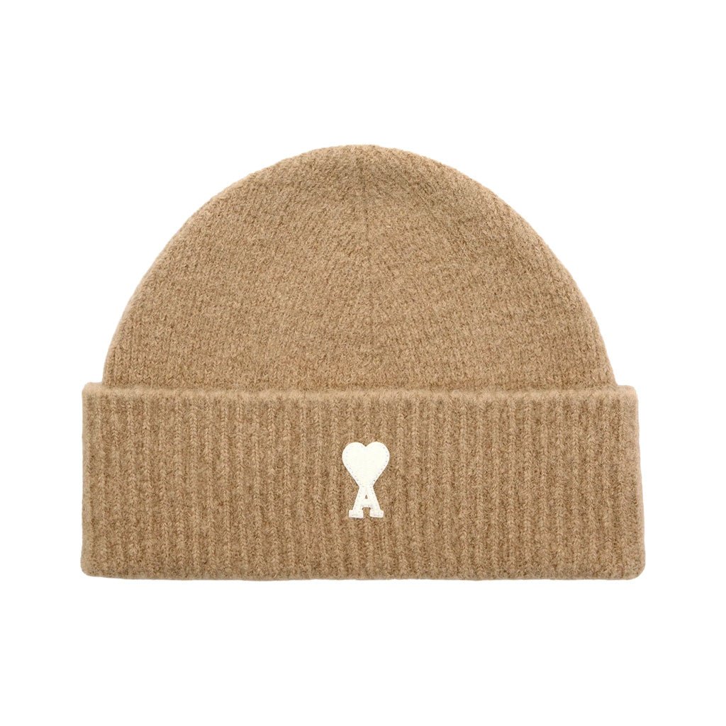 [Ami Paris] Quota Ami De Coeur BeanieCaps & HatsAmi ParisDPUS Designer OutletUBO005.KN0135-A2783666598777204Mastic Beige/Ecru[Ami Paris] Quota Ami De Coeur Beanie