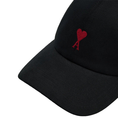 [Ami Paris] Quota Black Ami De Coeur Embroidery CapCaps & HatsAmi ParisDPUS Designer OutletUCP265.AW0041-0013666598664498Black[Ami Paris] Quota Black Ami De Coeur Embroidery Cap