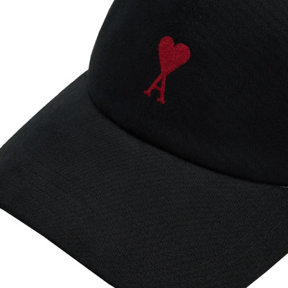 [Ami Paris] Quota Red Ami De Coeur Embroidery CapCaps & HatsAmi ParisDPUS Designer OutletBFUCP006.AW0041-0013666598249183Black[Ami Paris] Quota Red Ami De Coeur Embroidery Cap