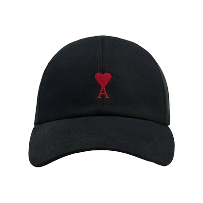 [Ami Paris] Quota Red Ami De Coeur Embroidery CapCaps & HatsAmi ParisDPUS Designer OutletBFUCP006.AW0041-0013666598249183Black[Ami Paris] Quota Red Ami De Coeur Embroidery Cap