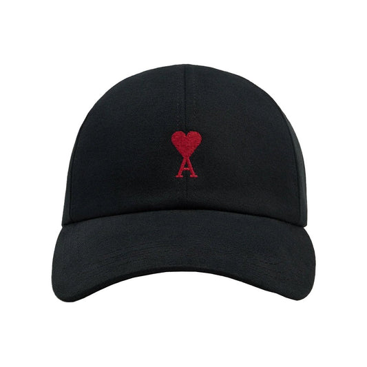 [Ami Paris] Quota Red Ami De Coeur Embroidery CapCaps & HatsAmi ParisDPUS Designer OutletBFUCP006.AW0041-0013666598249183Black[Ami Paris] Quota Red Ami De Coeur Embroidery Cap