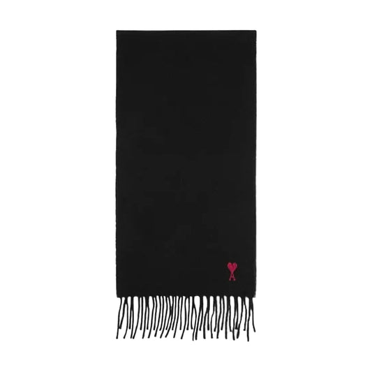 [Ami Paris] Quota Wool Scarf Red Ami De Coeur EmbroideryScarfAmi ParisDPUS Designer OutletUSF705.AW0047-0013666598896592Black[Ami Paris] Quota Wool Scarf Red Ami De Coeur Embroidery