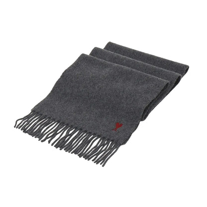[Ami Paris] Quota Wool Scarf Red Ami De Coeur EmbroideryScarfAmi ParisDPUS Designer OutletUSF705.AW0047-A1893667549021117Charcoal Grey[Ami Paris] Quota Wool Scarf Red Ami De Coeur Embroidery