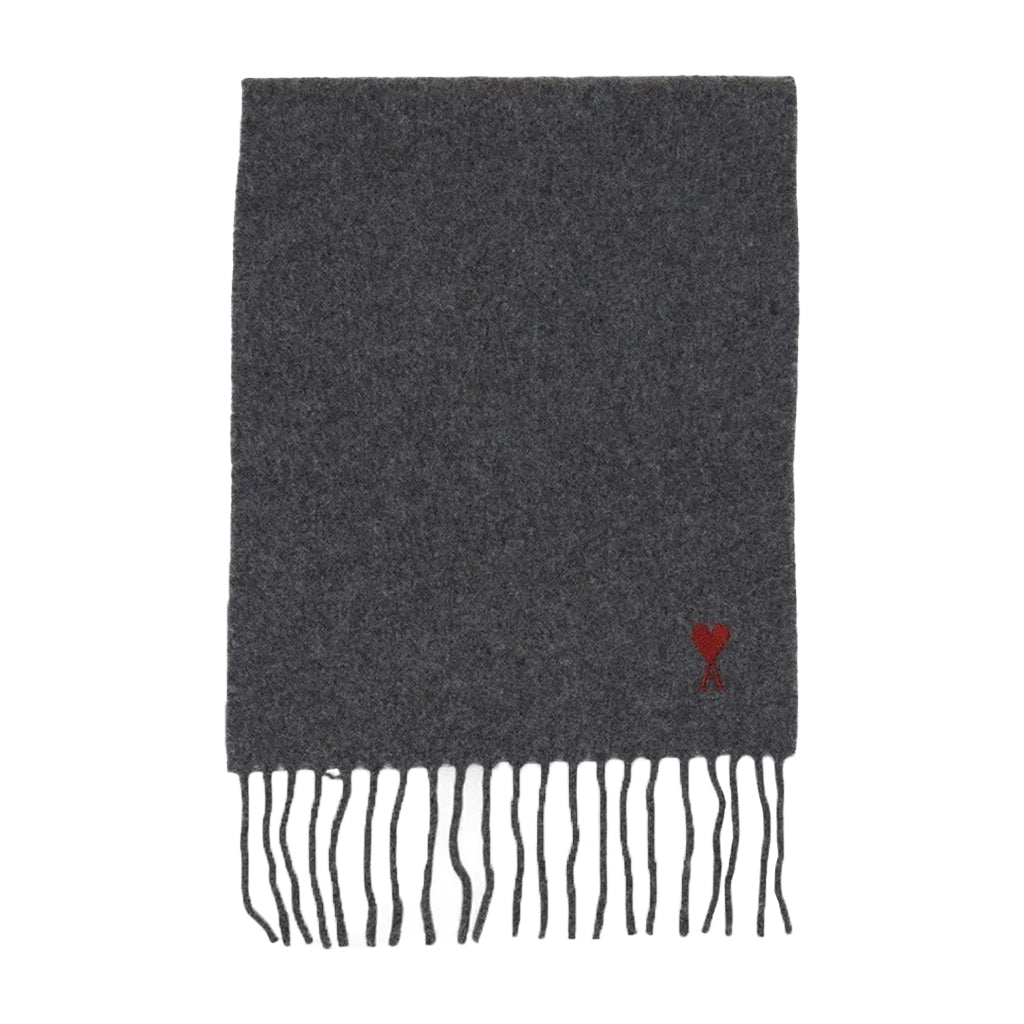 [Ami Paris] Quota Wool Scarf Red Ami De Coeur EmbroideryScarfAmi ParisDPUS Designer OutletUSF705.AW0047-A1893667549021117Charcoal Grey[Ami Paris] Quota Wool Scarf Red Ami De Coeur Embroidery