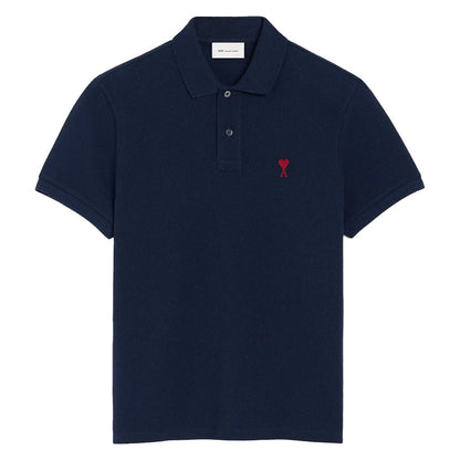 [Ami Paris] Red Ami De Coeur Polo ShirtT-ShirtsAmi ParisDPUS Designer Outlet3666598353255Navy BlueXS[Ami Paris] Red Ami De Coeur Polo Shirt