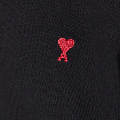 [Ami Paris] Red Heart Cotton Crewneck SweatshirtSweatshirtsAmi ParisDPUS Designer Outlet3666598459476BlackXS[Ami Paris] Red Heart Cotton Crewneck Sweatshirt