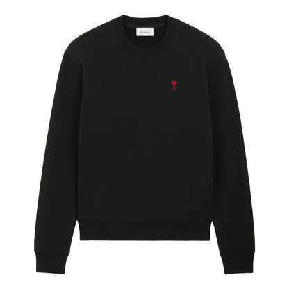 [Ami Paris] Red Heart Cotton Crewneck SweatshirtSweatshirtsAmi ParisDPUS Designer Outlet3666598459476BlackXS[Ami Paris] Red Heart Cotton Crewneck Sweatshirt