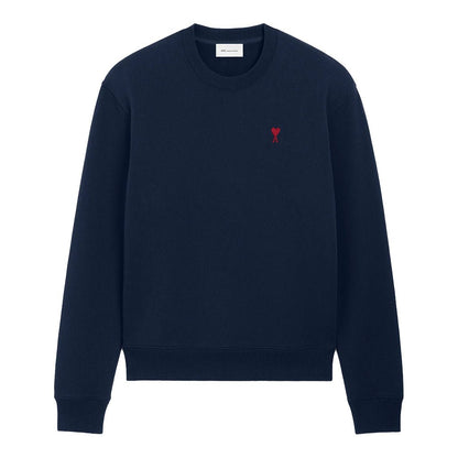 [Ami Paris] Red Heart Cotton Crewneck SweatshirtSweatshirtsAmi ParisDPUS Designer Outlet3666598459650Midnight BlueXS[Ami Paris] Red Heart Cotton Crewneck Sweatshirt