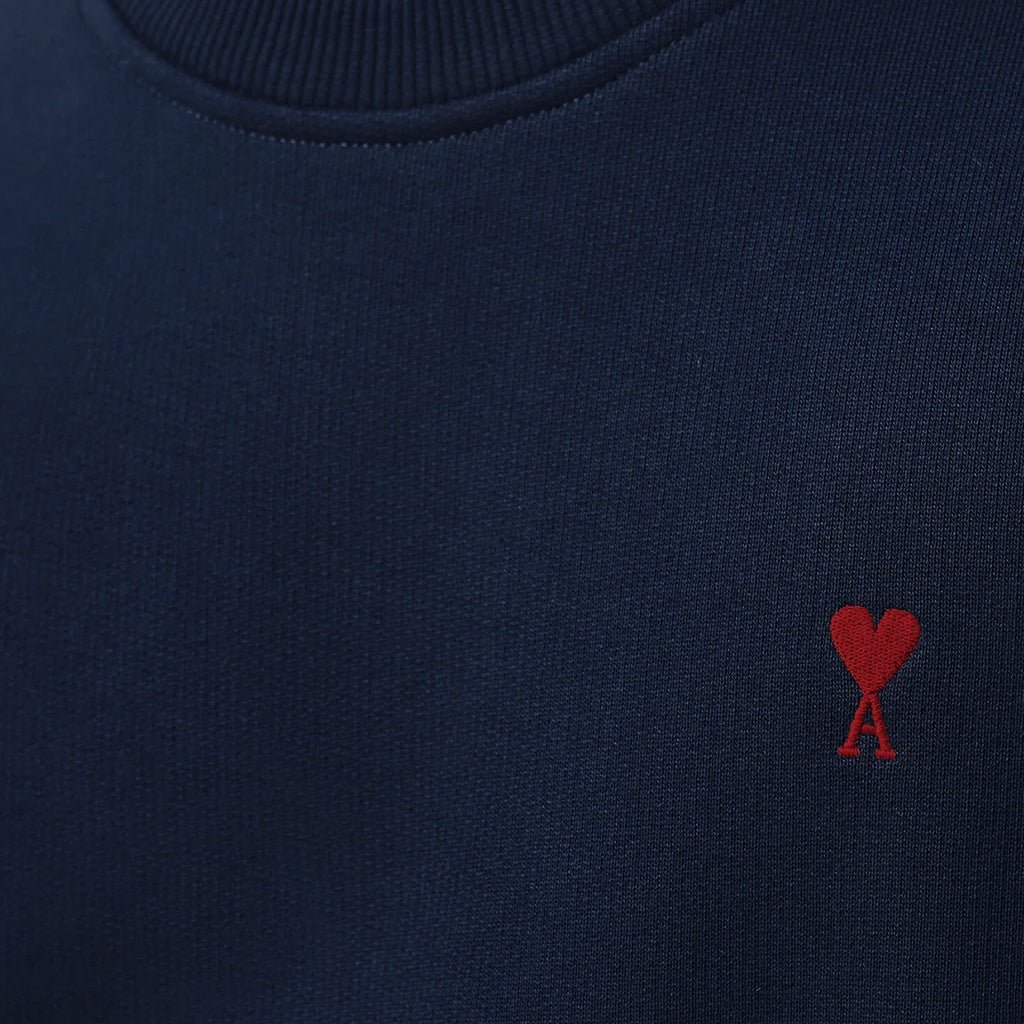 [Ami Paris] Red Heart Cotton Crewneck SweatshirtSweatshirtsAmi ParisDPUS Designer Outlet3666598459650Midnight BlueXS[Ami Paris] Red Heart Cotton Crewneck Sweatshirt