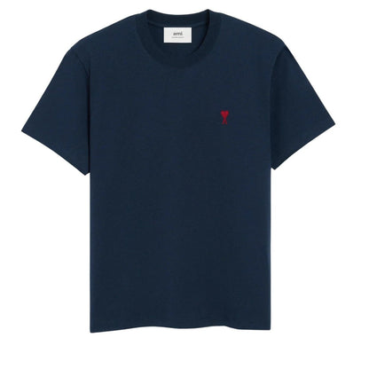 [Ami Paris] Red Heart Organic Cotton Classic Fit T-ShirtT-ShirtAmi ParisDPUS Designer Outlet3666598460823Midnight BlueXS[Ami Paris] Red Heart Organic Cotton Classic Fit T-Shirt