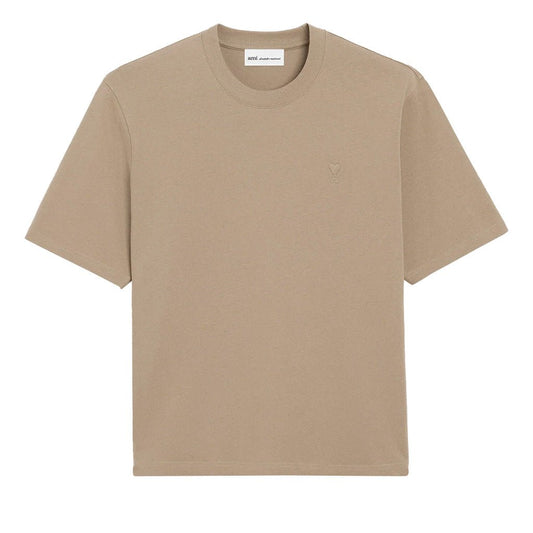 [Ami Paris] Small Embossed Ami De Coeur TshirtT-ShirtsAmi ParisDPUS Designer OutletTaupeXS[Ami Paris] Small Embossed Ami De Coeur Tshirt
