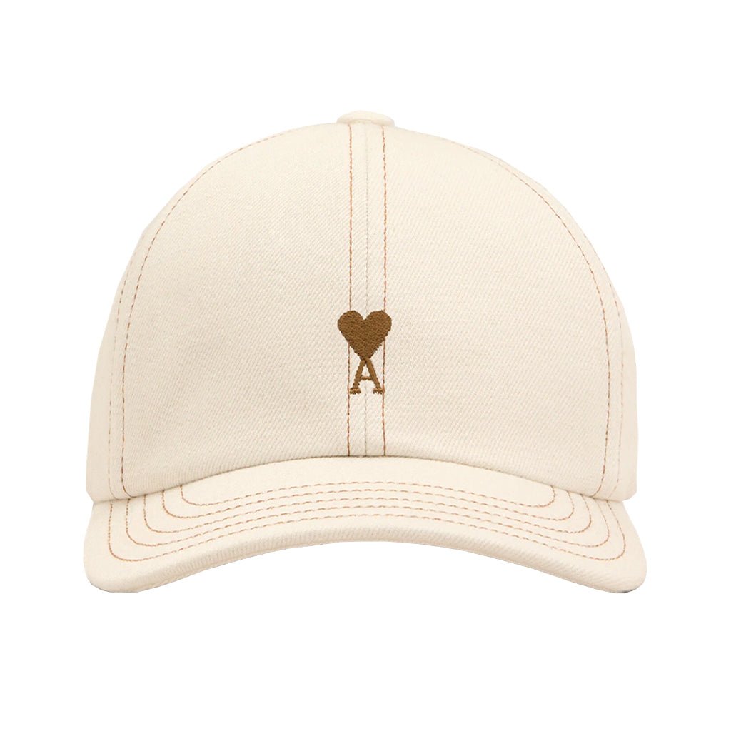 [Ami Paris] Tobacco Ami De Coeur Embroidery CapCaps & HatsAmi ParisDPUS Designer OutletUCP264.DE0134-1363666598891429White/Cream[Ami Paris] Tobacco Ami De Coeur Embroidery Cap
