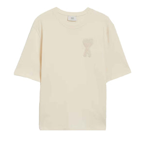 Ami Paris] Tonal Patch Heart T-Shirt in White/Cream – DPUS