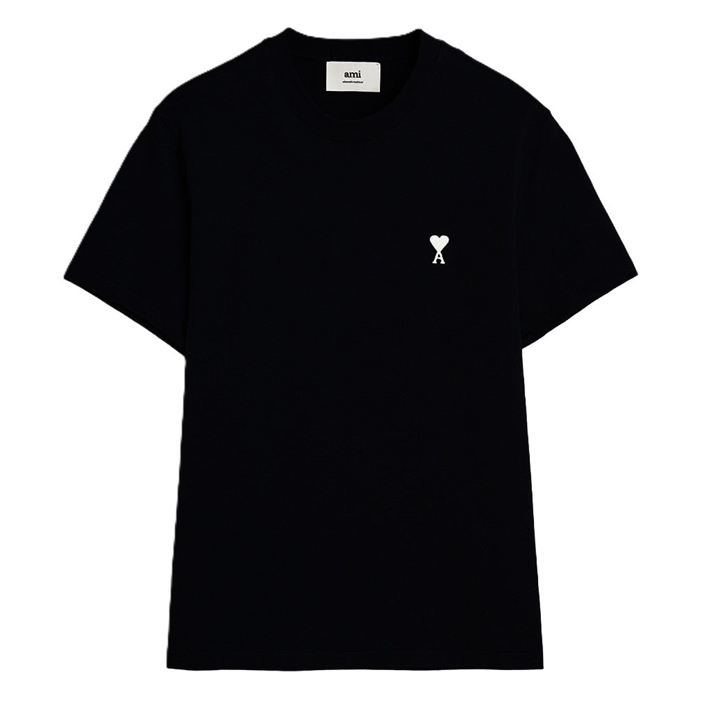 [Ami Paris] White Heart Light Cotton Classic Fit T-Shirt