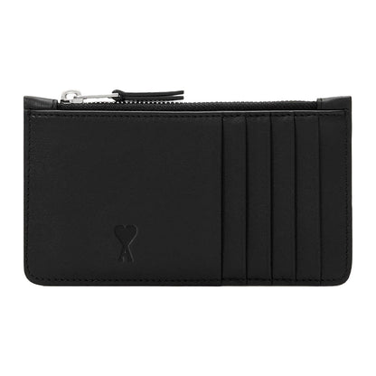 [Ami Paris] Zipped Card Holder Ami De CoeurCardholdersAmi ParisDPUS Designer OutletUSL729.AL0217-0013666598897162Black[Ami Paris] Zipped Card Holder Ami De Coeur