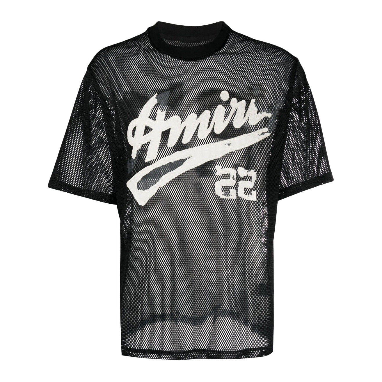 Amiri 22 Mesh T-Shirt in BlackT-ShirtsAmiriDPUSXSAmiri 22 Mesh T-Shirt in Black