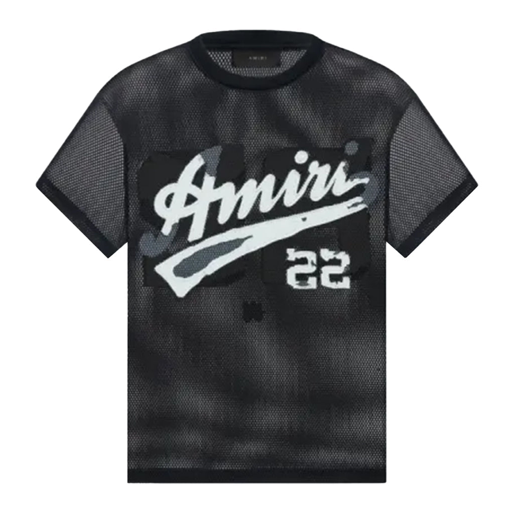 [Amiri] 22 Mesh T-ShirtT-ShirtAmiriDPUS Designer Outlet191846457407BlackM[Amiri] 22 Mesh T-Shirt