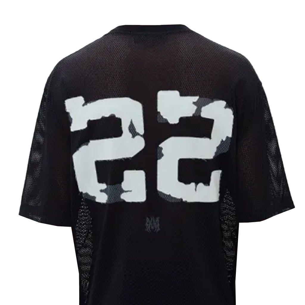 [Amiri] 22 Mesh T-ShirtT-ShirtAmiriDPUS Designer Outlet191846457407BlackM[Amiri] 22 Mesh T-Shirt