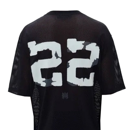 [Amiri] 22 Mesh T-ShirtT-ShirtAmiriDPUS Designer Outlet191846457407BlackM[Amiri] 22 Mesh T-Shirt