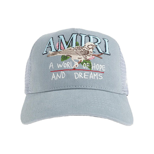 [Amiri] A World Of Hopes And Dreams Trucker HatCaps & HatsAmiriDPUS Designer Outlet197916638530SteelUNI[Amiri] A World Of Hopes And Dreams Trucker Hat