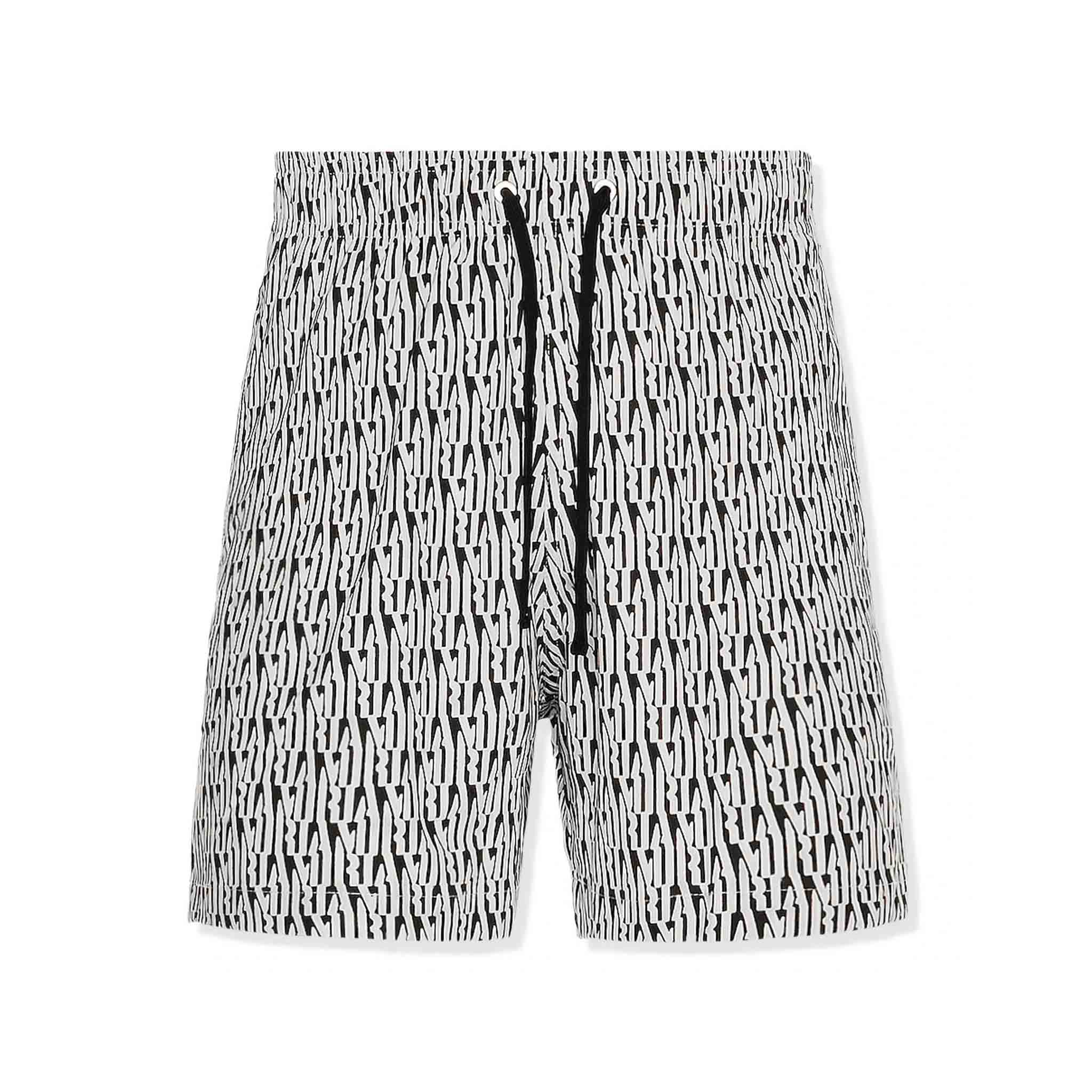 Amiri All Over Logo Swim Shorts in BlackShortsAmiriDPUS191846367454XSAmiri All Over Logo Swim Shorts in Black