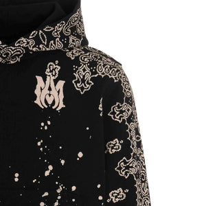 Amiri Bandana Bleach Hoodie in BlackHoodiesAmiriDPUSXSAmiri Bandana Bleach Hoodie in Black