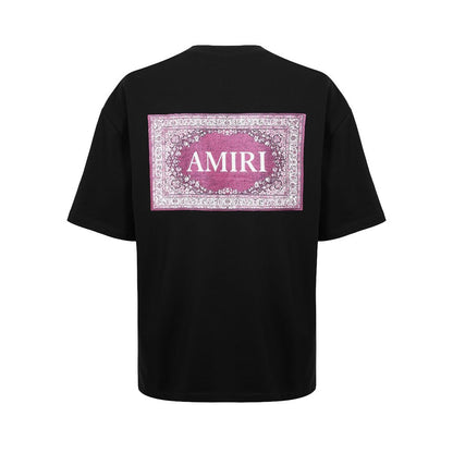 [Amiri] Bandana Oversized TeeT-ShirtsAmiriDPUS Designer OutletBlackXS[Amiri] Bandana Oversized Tee