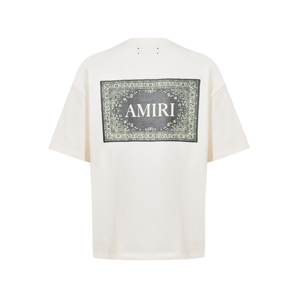 [Amiri] Bandana Oversized TeeT-ShirtsAmiriDPUS Designer OutletIvoryXS[Amiri] Bandana Oversized Tee
