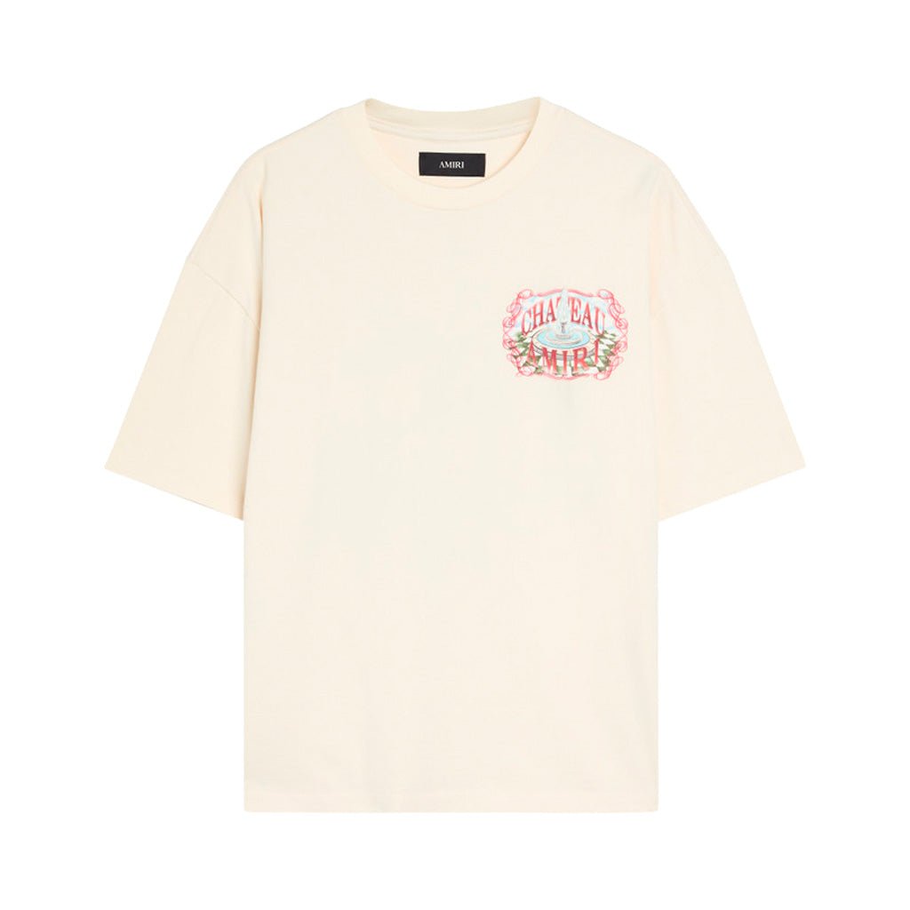 [Amiri] Chateau Sketch Oversized TeeT-ShirtsAmiriDPUS Designer Outlet197916250954IvoryXS[Amiri] Chateau Sketch Oversized Tee