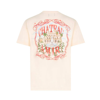 [Amiri] Chateau Sketch Oversized TeeT-ShirtsAmiriDPUS Designer Outlet197916250954IvoryXS[Amiri] Chateau Sketch Oversized Tee