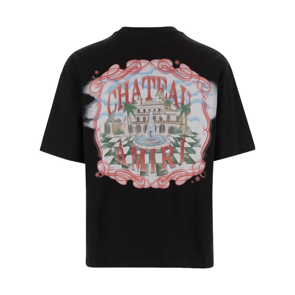 [Amiri] Chateau Sketch Oversized TeeT-ShirtsAmiriDPUS Designer Outlet197916257090BlackXS[Amiri] Chateau Sketch Oversized Tee