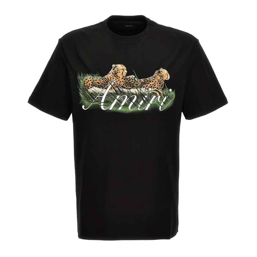 Amiri Cheetah Logo T-Shirt in BlackT-ShirtsAmiriDPUS191846476903SAmiri Cheetah Logo T-Shirt in Black