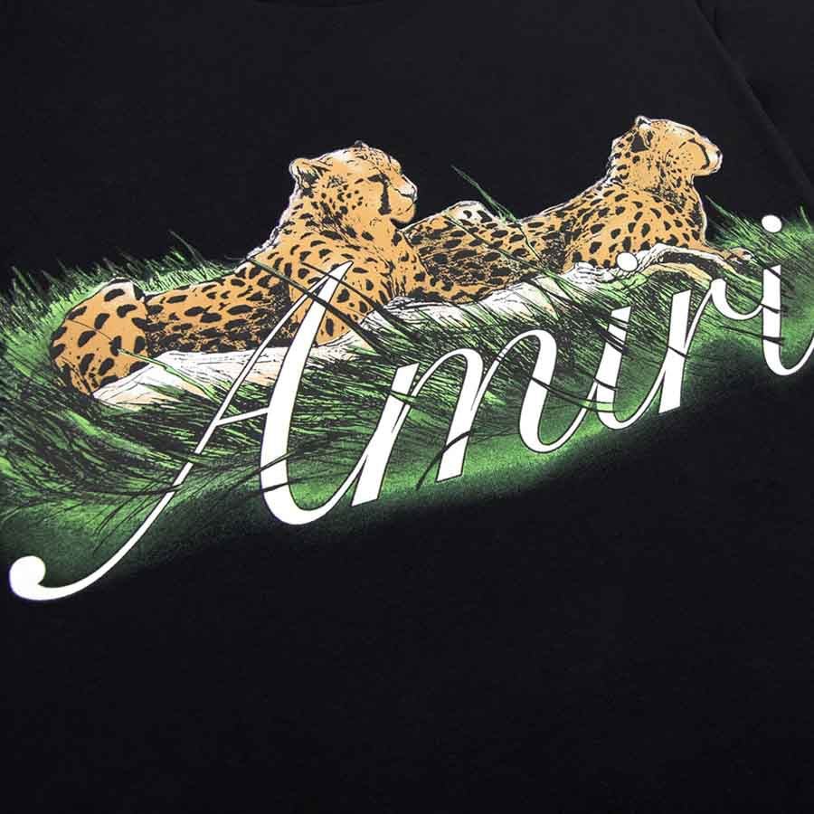 Amiri Cheetah Logo T-Shirt in BlackT-ShirtsAmiriDPUS191846476903SAmiri Cheetah Logo T-Shirt in Black