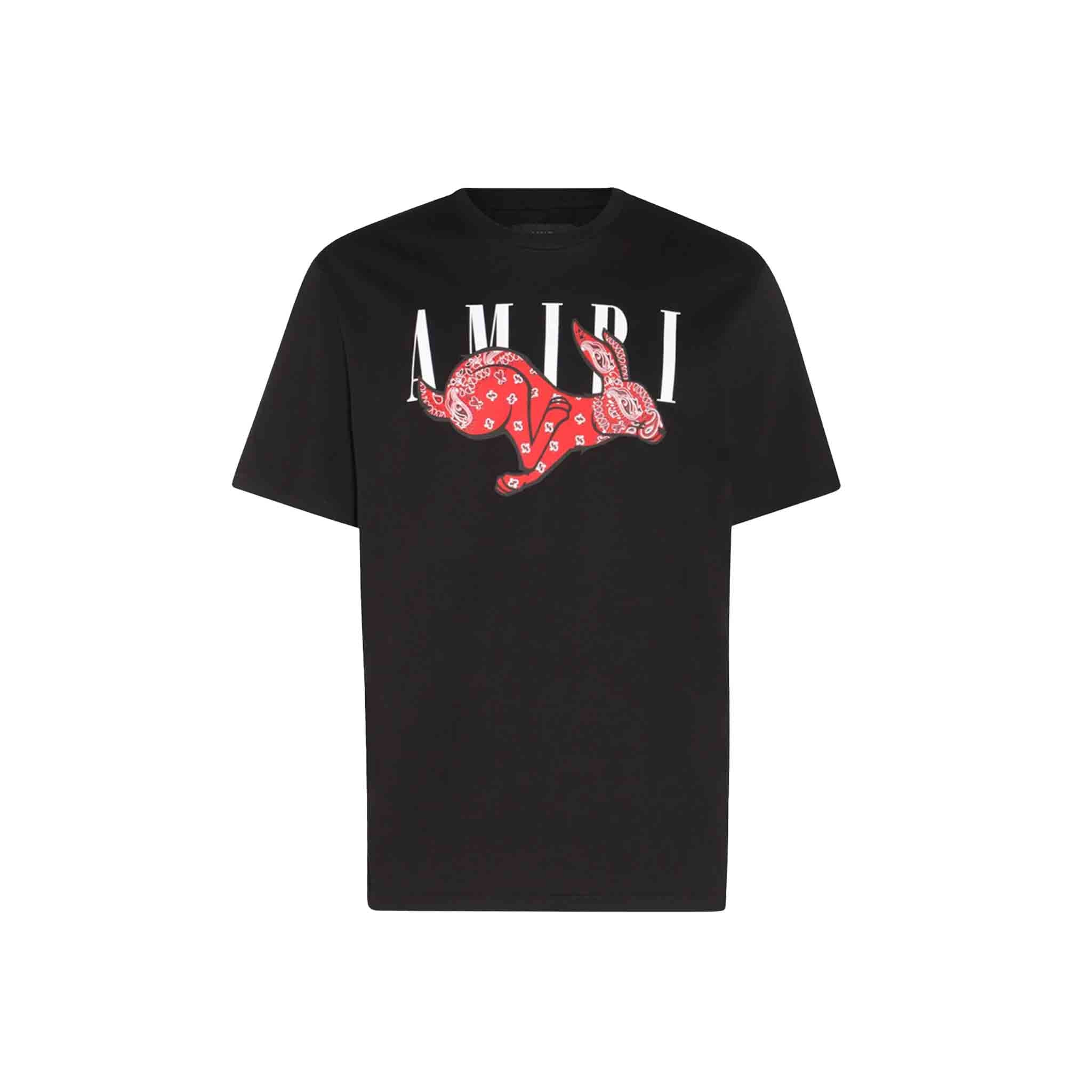 Amiri CNY Rabbit Logo T-Shirt in BlackT-ShirtsAmiriDPUS191846423150XSAmiri CNY Rabbit Logo T-Shirt in Black