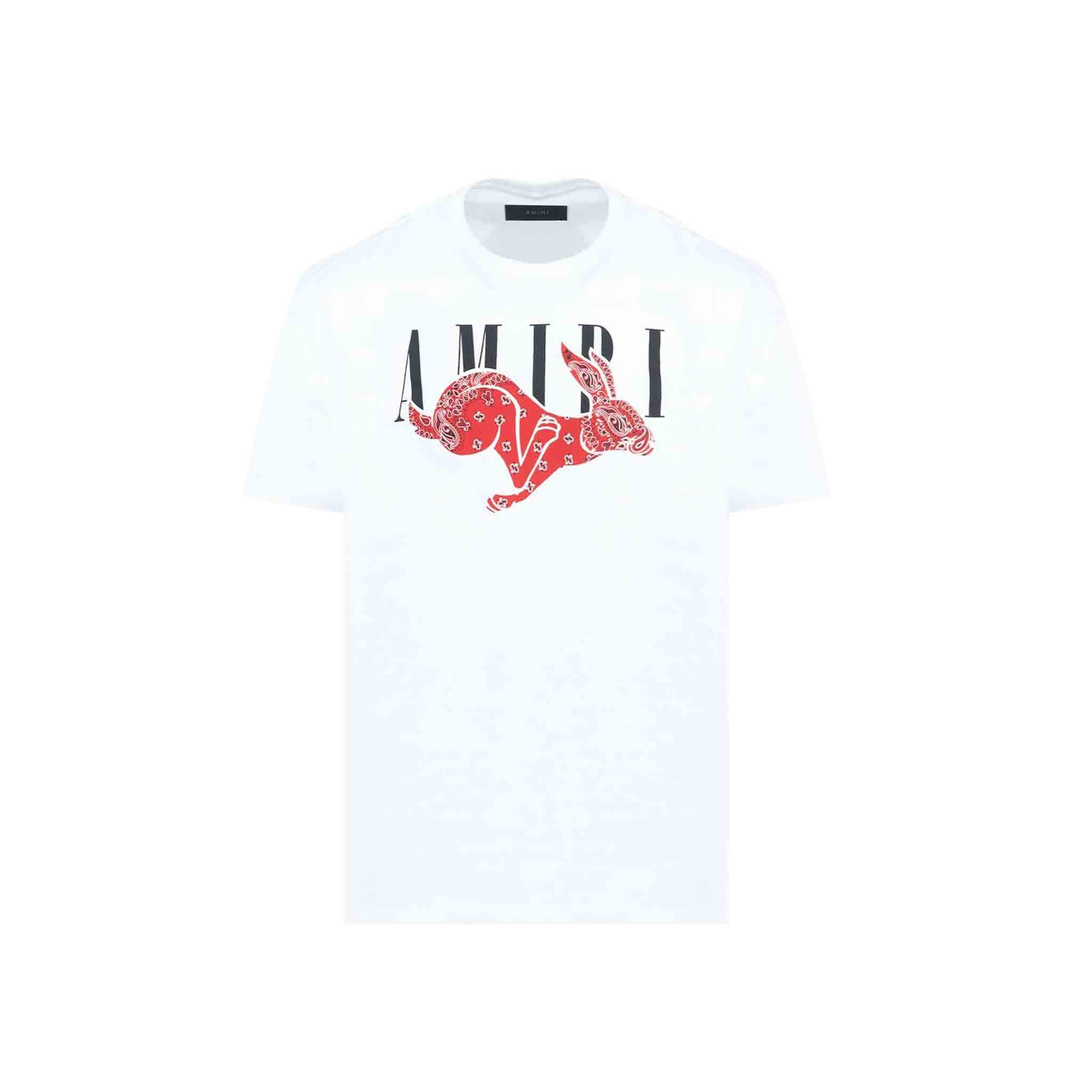 Amiri CNY Rabbit Logo T-Shirt in WhiteT-ShirtsAmiriDPUS191846423228XSAmiri CNY Rabbit Logo T-Shirt in White