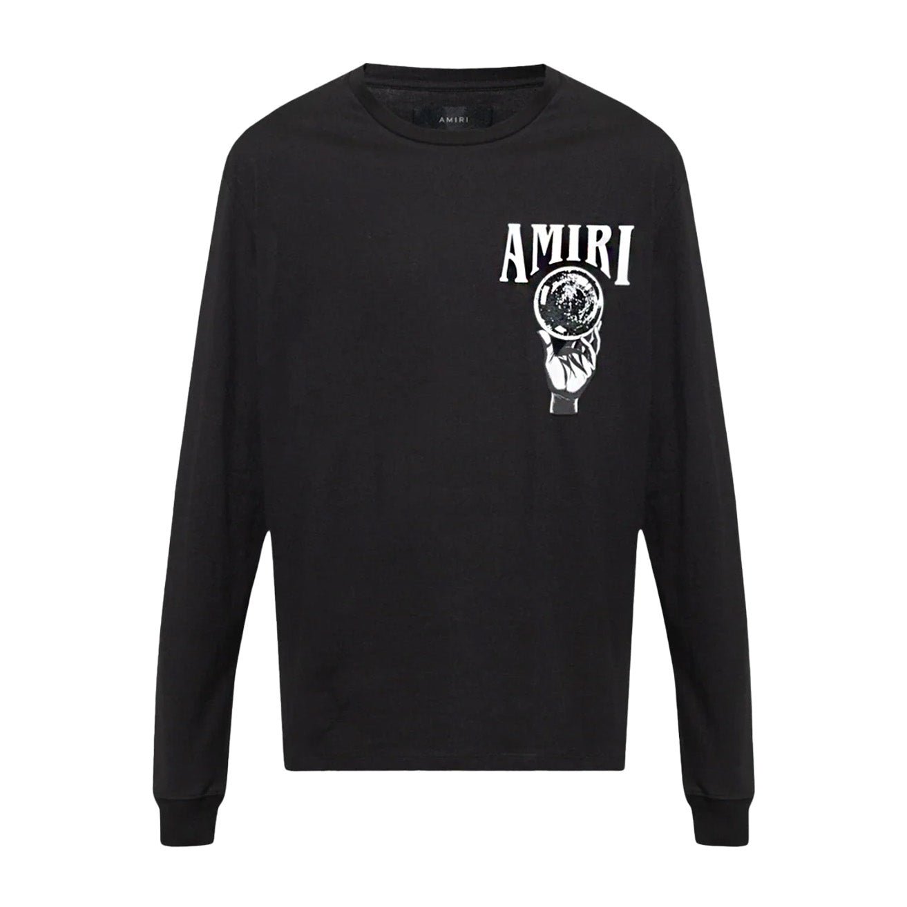 Amiri Crystal Ball Long Sleeve T-Shirt in BlackT-ShirtsAmiriDPUSXSAmiri Crystal Ball Long Sleeve T-Shirt in Black