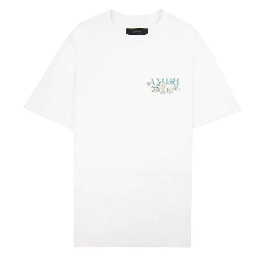 [Amiri] Floral Logo T-ShirtT-ShirtAmiriDPUS Designer Outlet191846477865WhiteXS[Amiri] Floral Logo T-Shirt