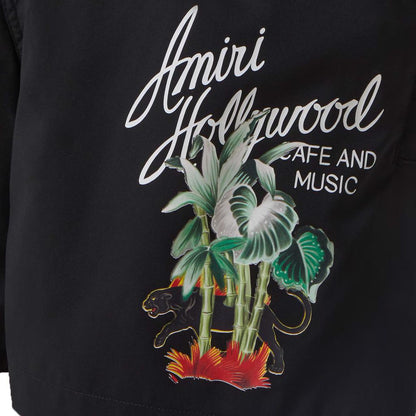 Amiri Hollywood Swim Trunks in Black