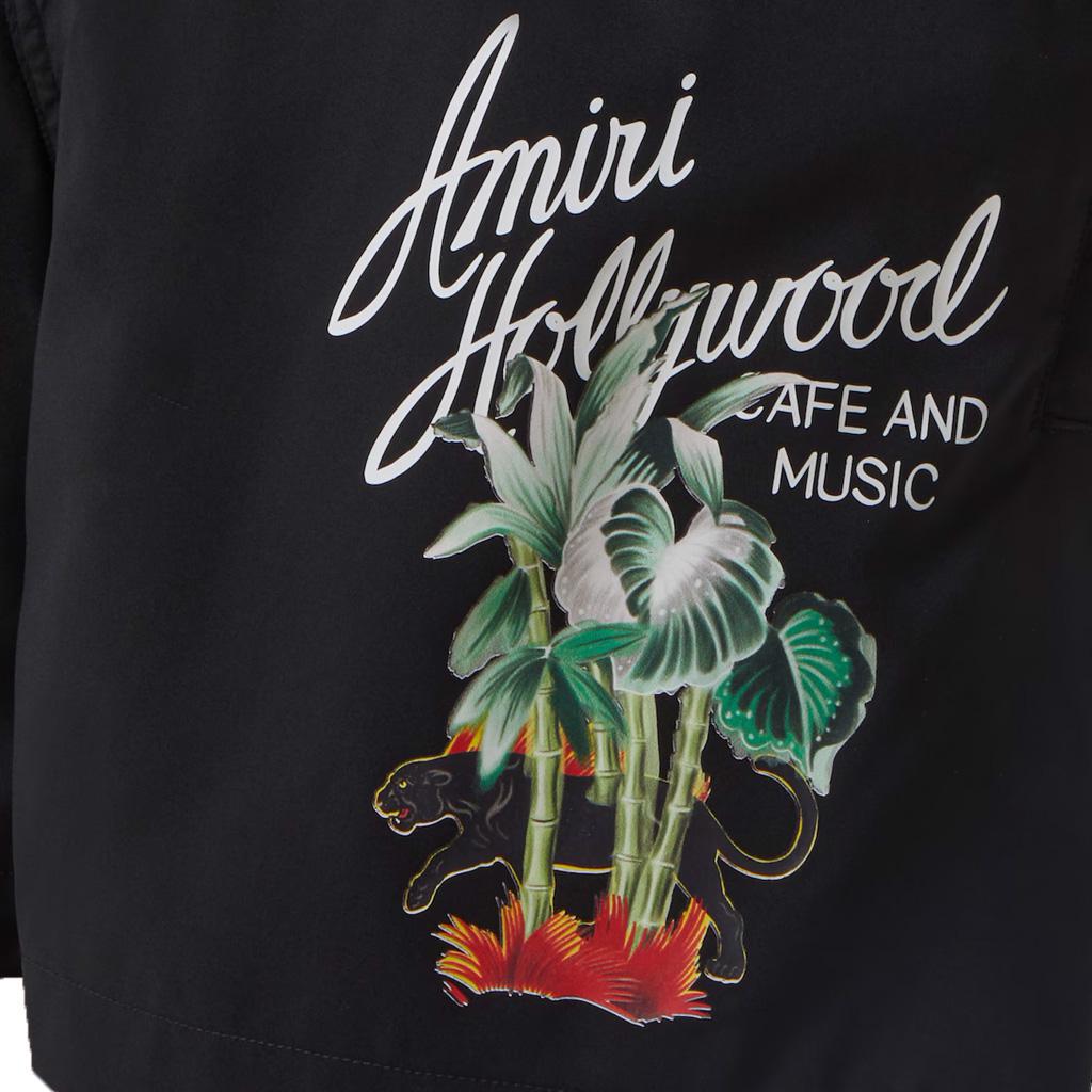 Amiri Hollywood Swim Trunks in Black