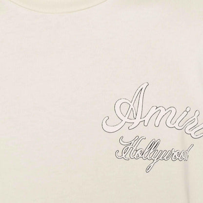 Amiri Hollywood T-Shirt in Alabaster