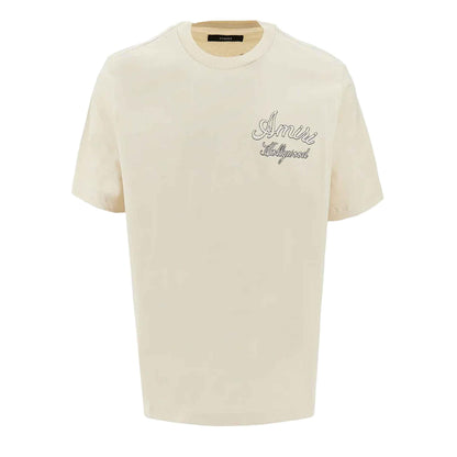 Amiri Hollywood T-Shirt in Alabaster