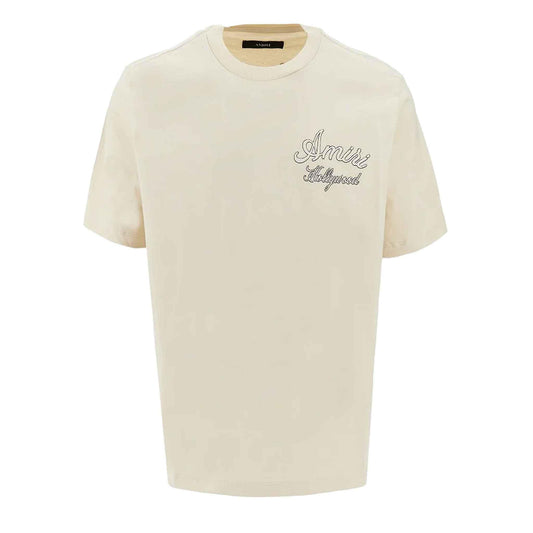 Amiri Hollywood T-Shirt in Alabaster
