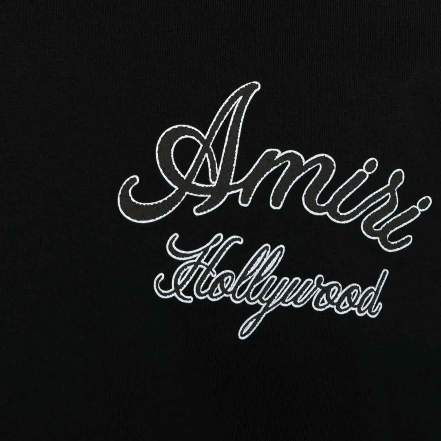 Amiri Hollywood T-Shirt in Black
