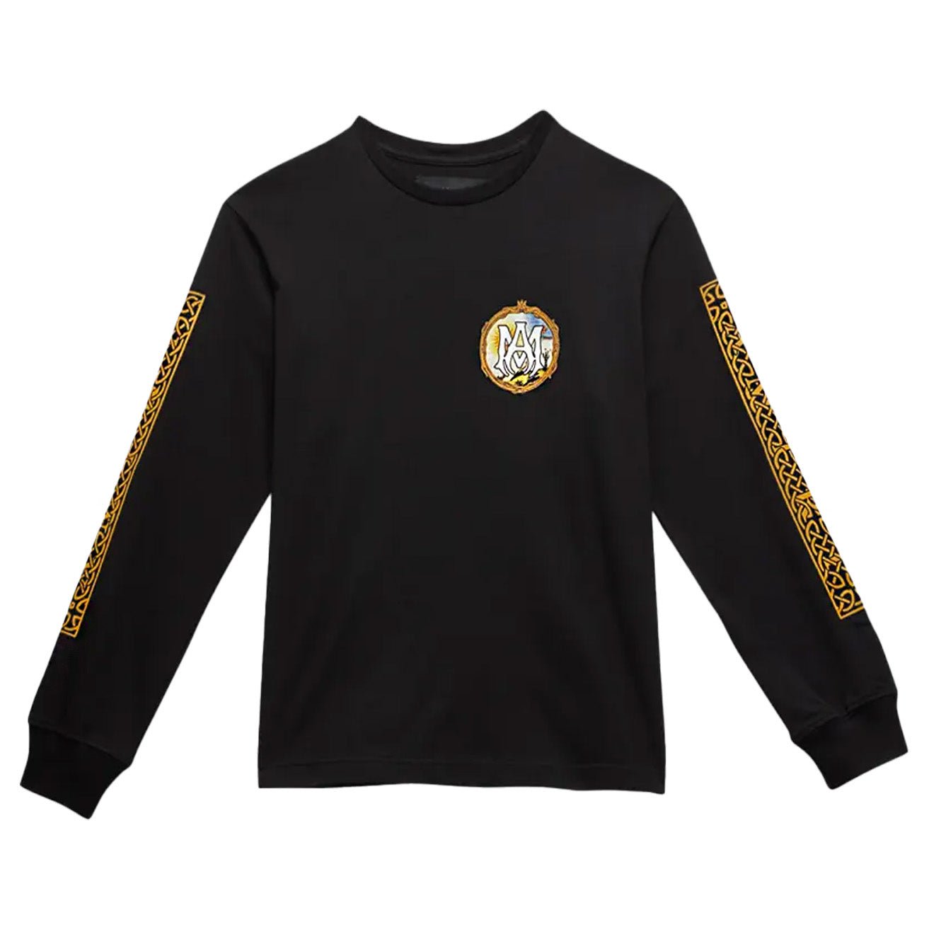 Amiri Landscape Frame Long Sleeve T-Shirt in Black