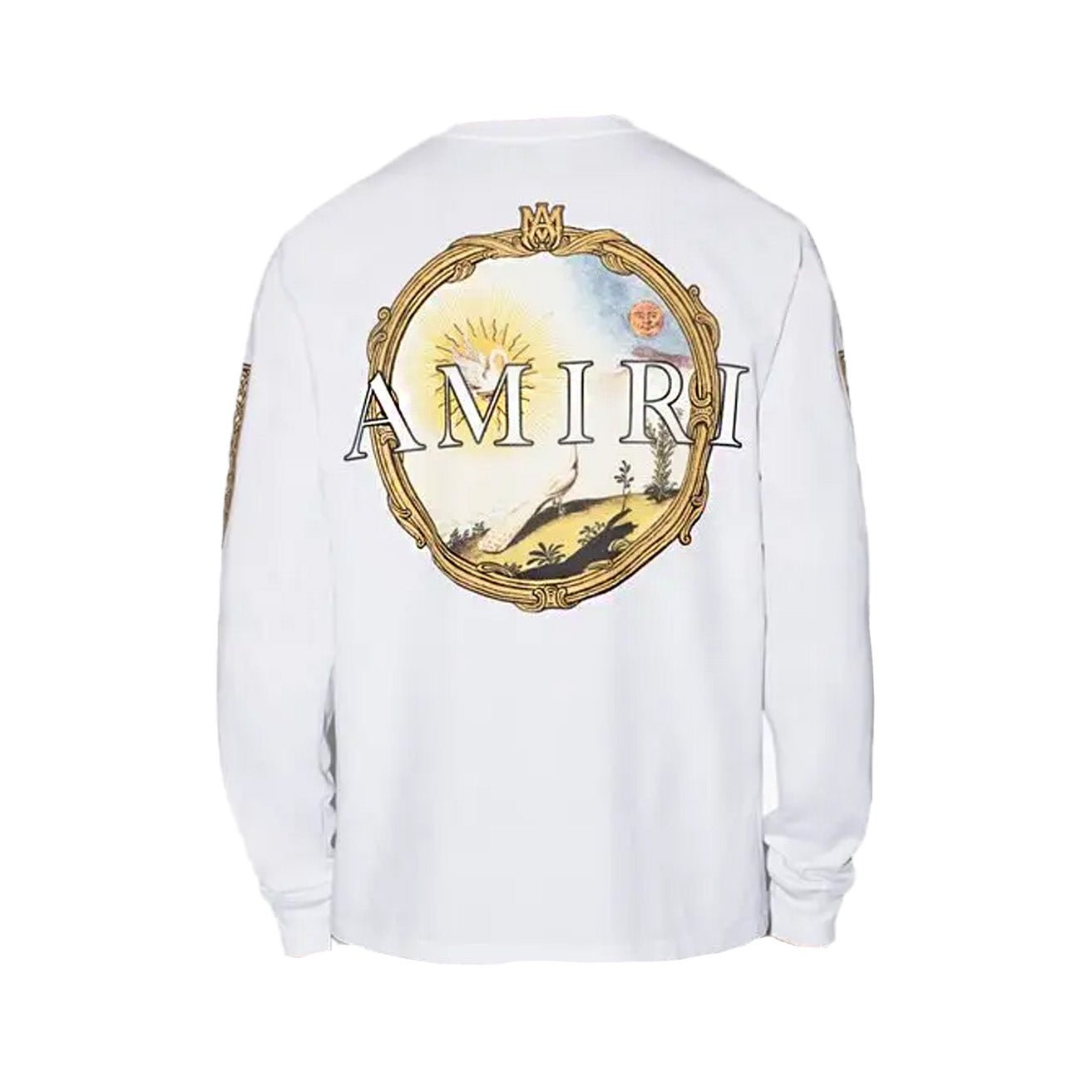 Amiri Landscape Frame Long Sleeve T-Shirt in WhiteT-ShirtsAmiriDPUSXSAmiri Landscape Frame Long Sleeve T-Shirt in White